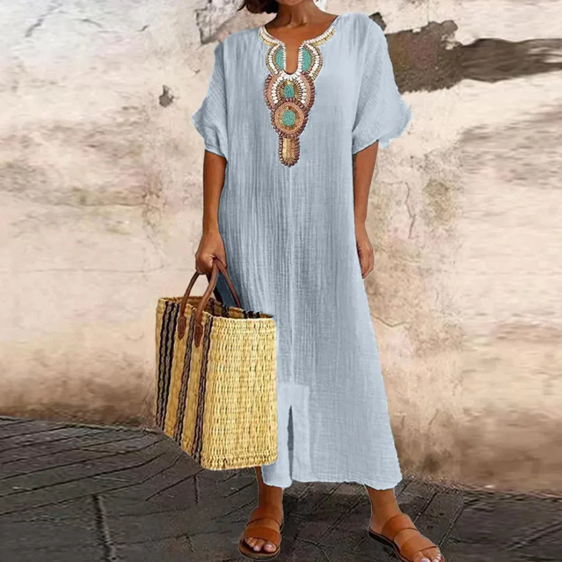 Dames Jurk Stijlvol Elegante Zomerjurk