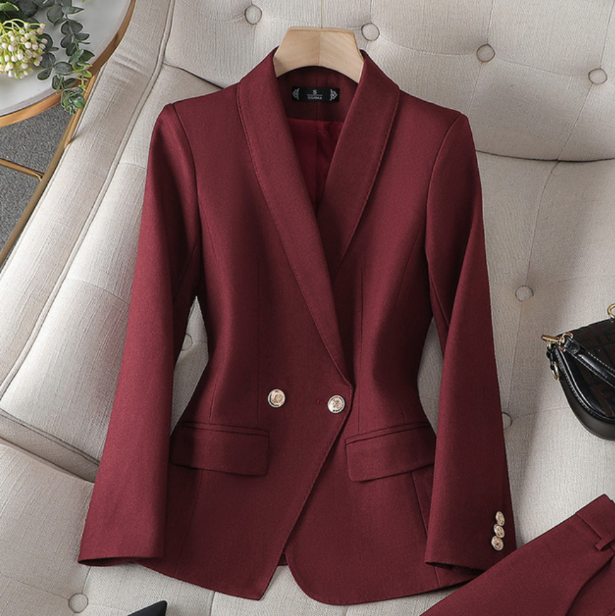 Blazer Broek Set voor Dames Elegant en Stijlvol