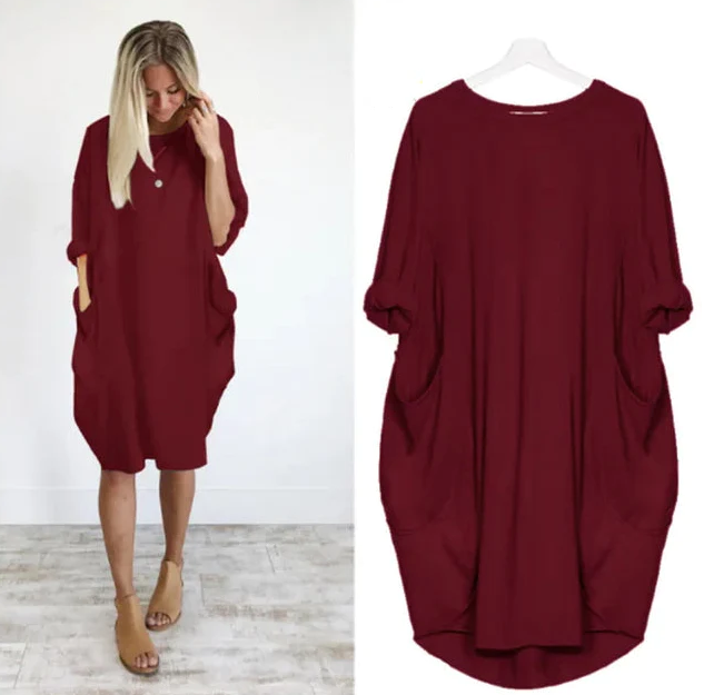 Zomerjurk Oversized met Zakken Luchtig en Comfy
