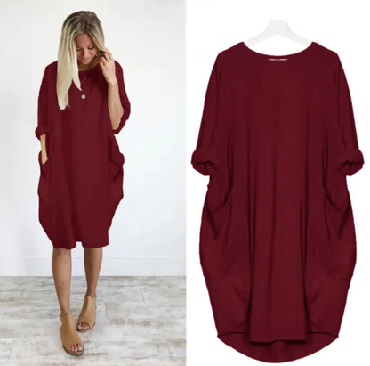 Zomerjurk Oversized met Zakken Luchtig en Comfy
