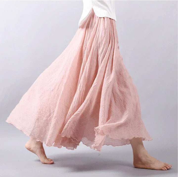 Vrouwen Rokken Lange Elegante Maxi Jurkstof