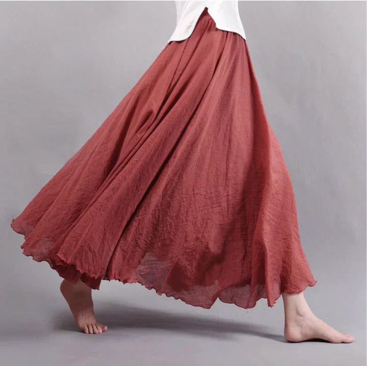 Vrouwen Rokken Lange Elegante Maxi Jurkstof