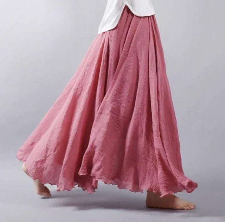 Vrouwen Rokken Lange Elegante Maxi Jurkstof - StudioMarella