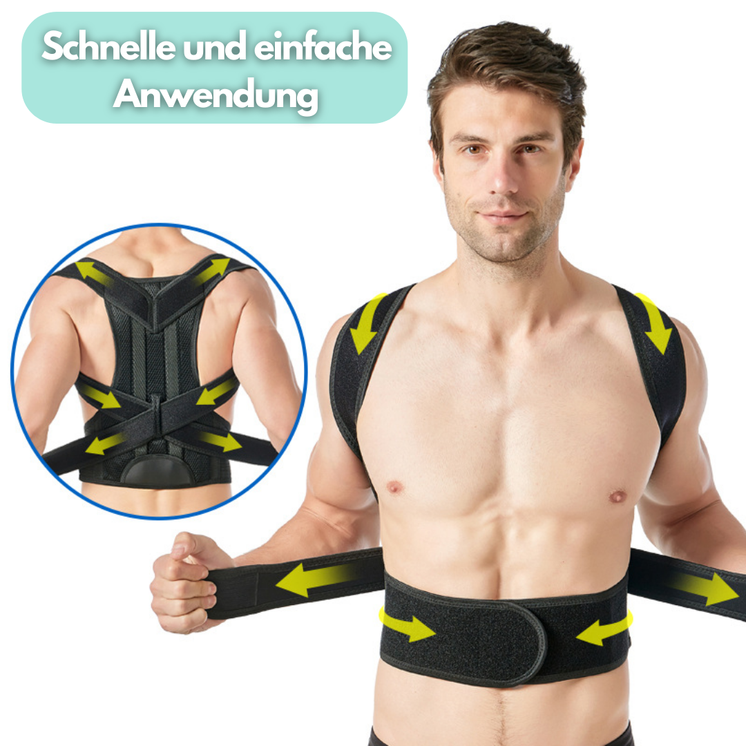 Ergonomische Houdingscorrector voor Schouders en Rug - Verstelbaar en Ademend - Unisex Postuurbrace