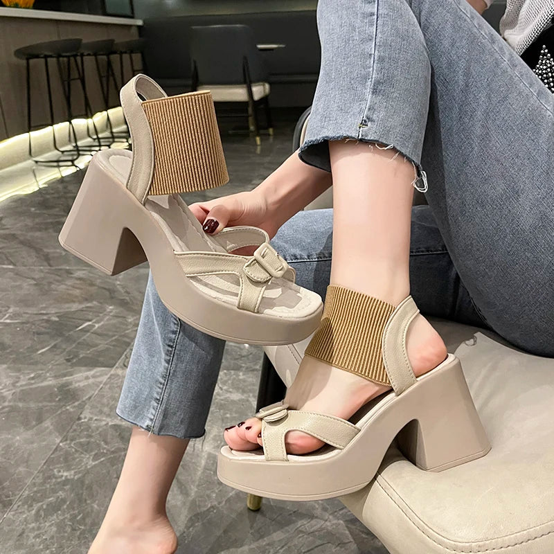 Platform Sandalen Zomer Comfortabel en Luchtig - StudioMarella