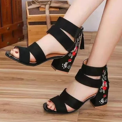 Dames Enkel Sandalen met Plateau Zool Comfortabel