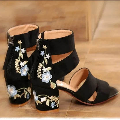 Dames Enkel Sandalen met Plateau Zool Comfortabel