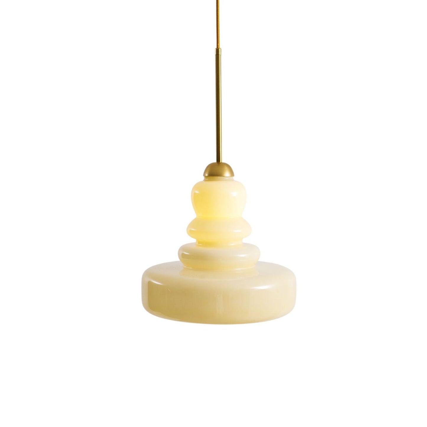 Glazen Hanglamp Industrieel Design Amber & Beige Schoolhouse E26/E27 Fitting Ø30cm voor Woonkamer Keuken Eetkamer