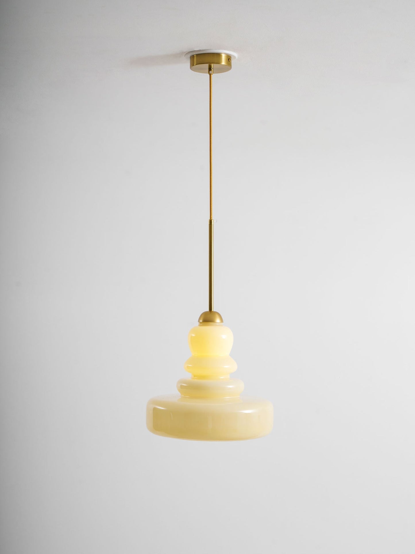 Glazen Hanglamp Industrieel Design Amber & Beige Schoolhouse E26/E27 Fitting Ø30cm voor Woonkamer Keuken Eetkamer