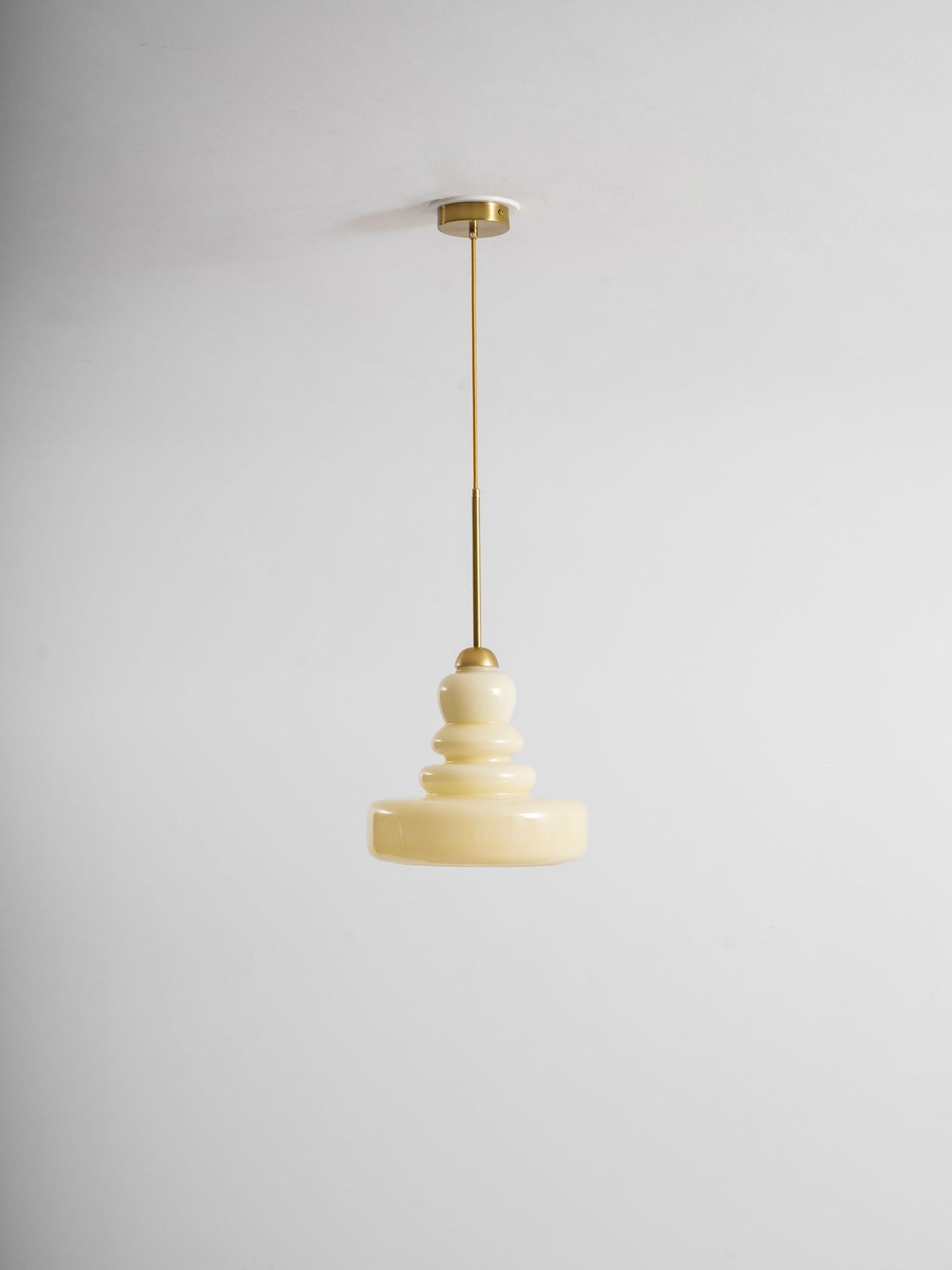 Glazen Hanglamp Industrieel Design Amber & Beige Schoolhouse E26/E27 Fitting Ø30cm voor Woonkamer Keuken Eetkamer
