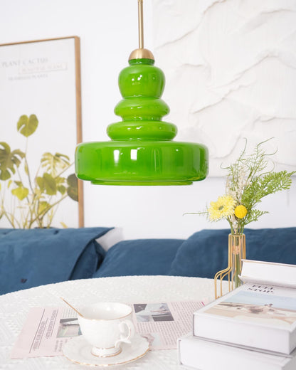Glazen Hanglamp Industrieel Design Amber & Beige Schoolhouse E26/E27 Fitting Ø30cm voor Woonkamer Keuken Eetkamer