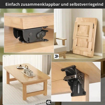 Klapbeugel Staal 2mm 66x54x63mm 225kg Auto-Lock Klaptafel Werkbank Balkon Keuken Wandbeugel Opklapbaar Ruimtebesparend 2 Stuks