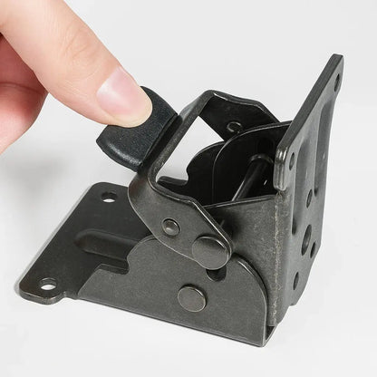 Klapbeugel Staal 2mm 66x54x63mm 225kg Auto-Lock Klaptafel Werkbank Balkon Keuken Wandbeugel Opklapbaar Ruimtebesparend 2 Stuks