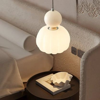 Glazen Hanglamp in Art Deco Stijl – Warm Licht met Luxe Uitstraling