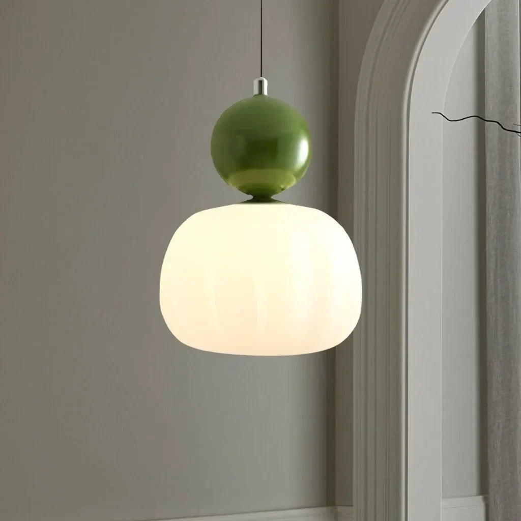 Glazen Hanglamp in Art Deco Stijl – Warm Licht met Luxe Uitstraling