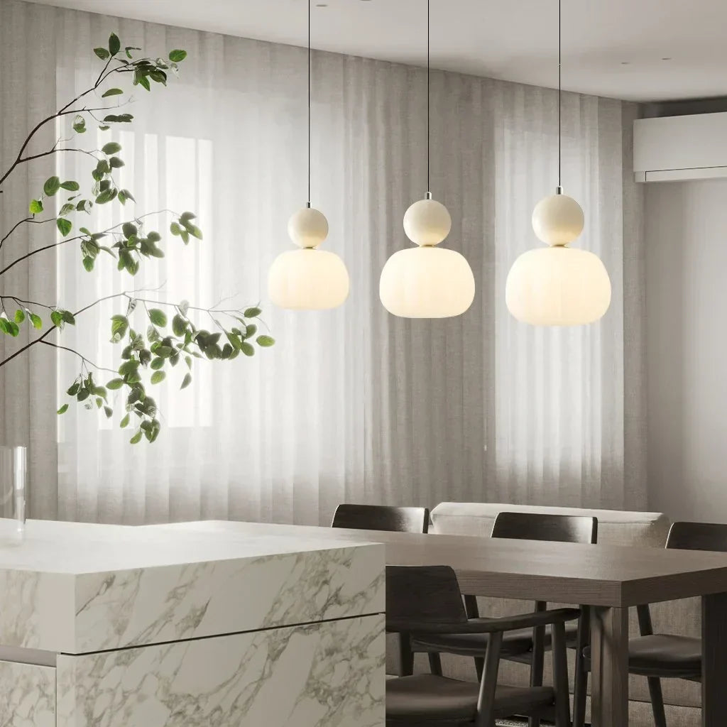 Glazen Hanglamp in Art Deco Stijl – Warm Licht met Luxe Uitstraling