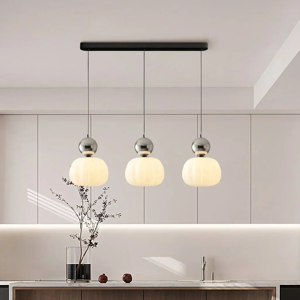 Scullon Hanglamp Metaal PMMA Beige Eettafel Woonkamer Design Verlichting Moderne Hanglamp Glaslook