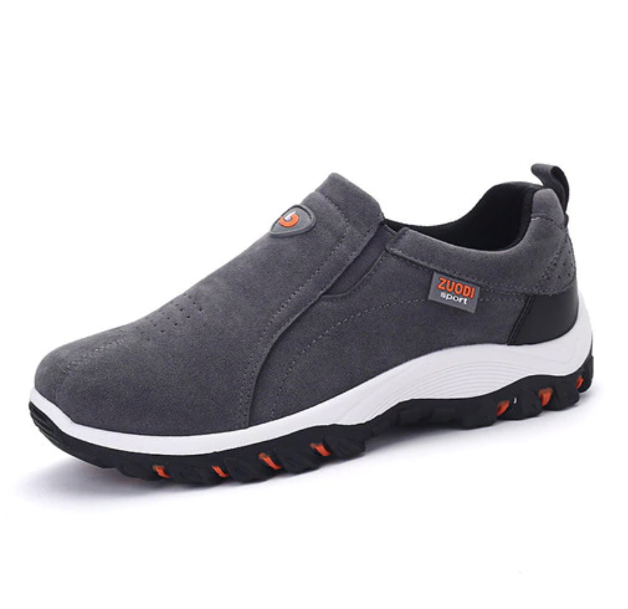 Comfortabele Heren Wandelschoenen met Schokdemping en Slip-On Sluiting