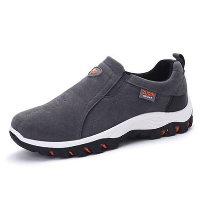 Comfortabele Heren Wandelschoenen met Schokdemping en Slip-On Sluiting