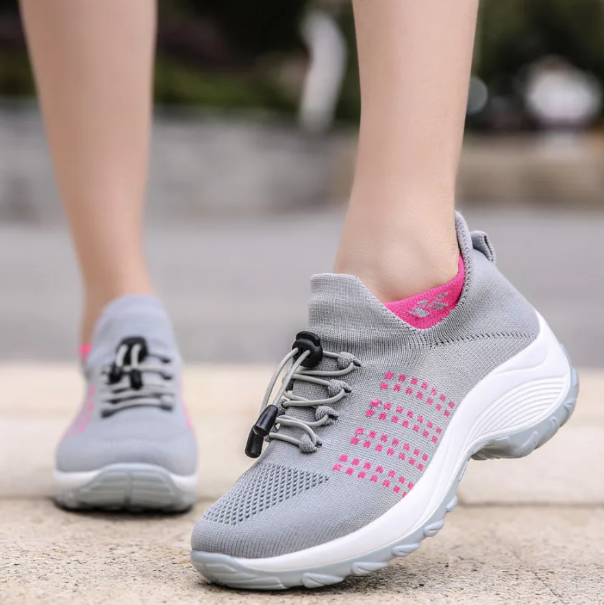 Orthopedische Wandelschoenen met Voetgewelfsteun Ademend Breimesh voor Plantaire Fasciitis Hielspoor Hallux Valgus Artritis