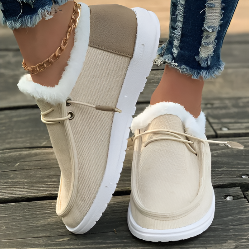 Vrouwelijke Bontschoenen Warm en Luxe - StudioMarella
