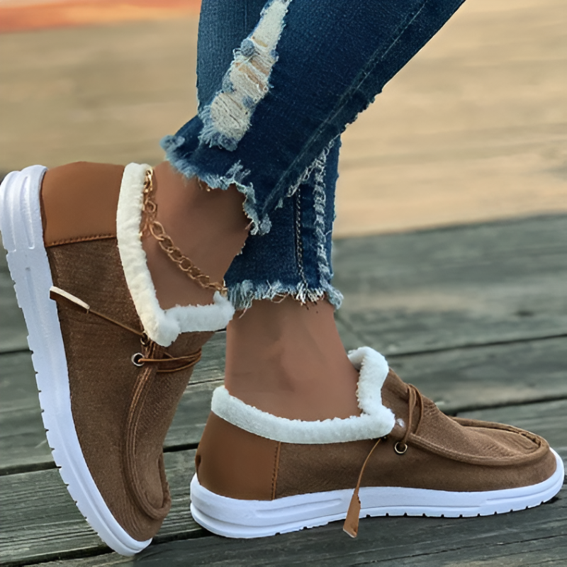 Vrouwelijke Bontschoenen Warm en Luxe
