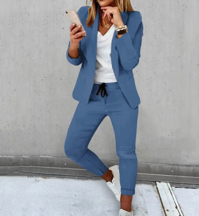 Blazer Set Elegante Jas Collezione