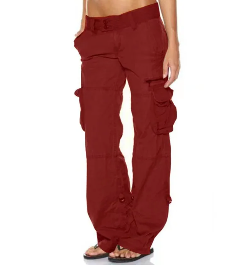 Vrouwelijke Cargo Broek met Tasjes