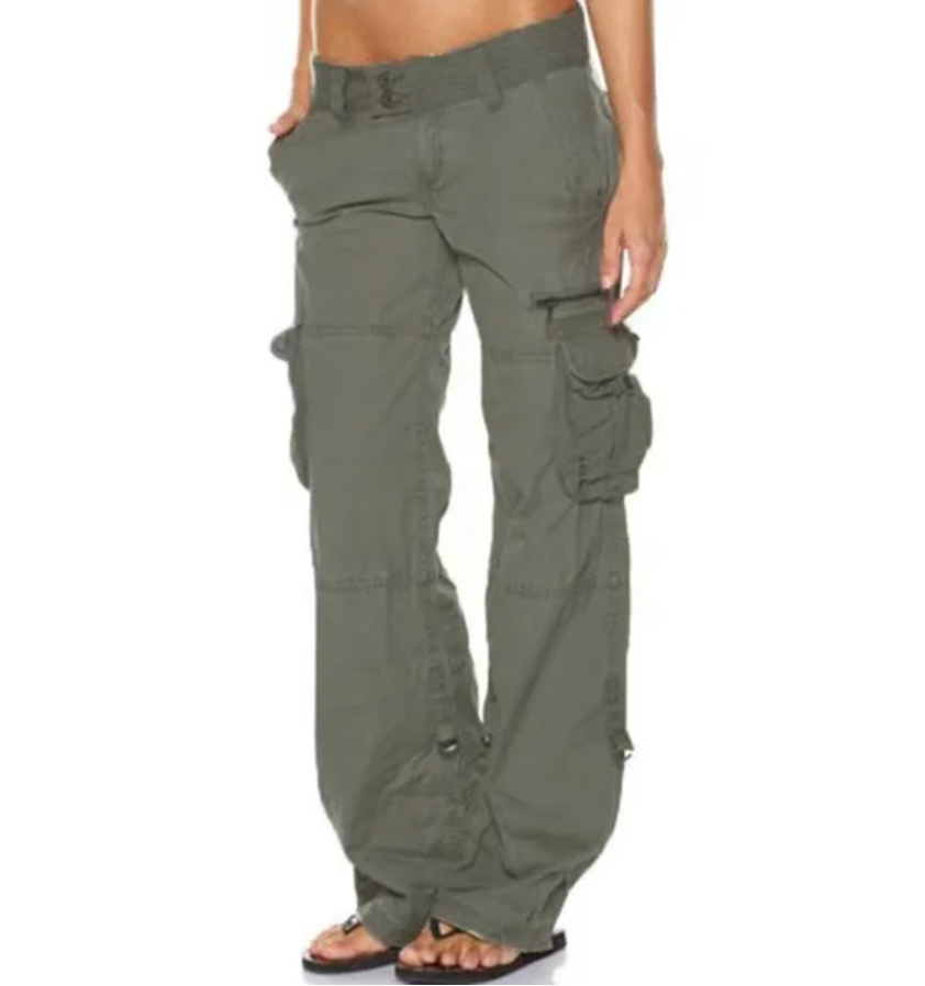 Vrouwelijke Cargo Broek met Tasjes
