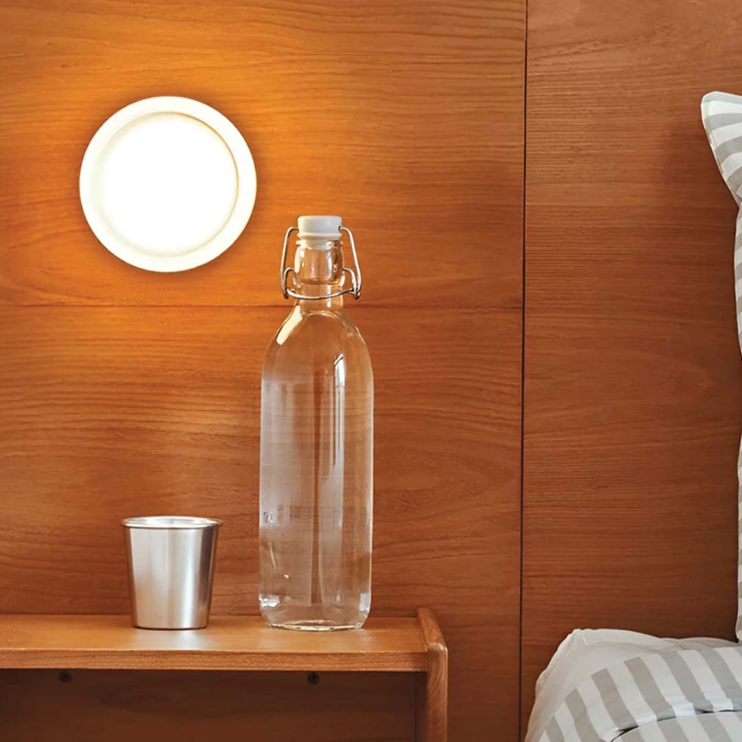 Wandlamp Glas Rond Modern Metaal 15x20cm LED Woonkamer Slaapkamer Hal