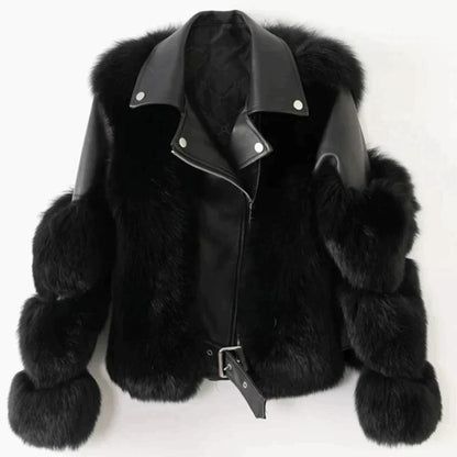 Leren Jas Vrouw Warm en Elegant