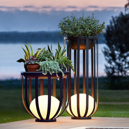 Solar Bloemenstandaard Lamp Tuinverlichting LED Zonne-energie Decoratieve Padverlichting