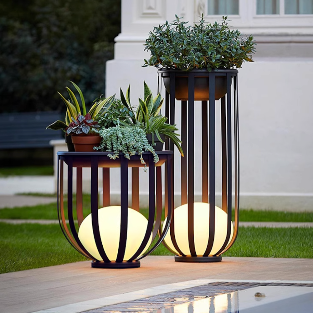 Solar Bloemenstandaard Lamp Tuinverlichting LED Zonne-energie Decoratieve Padverlichting