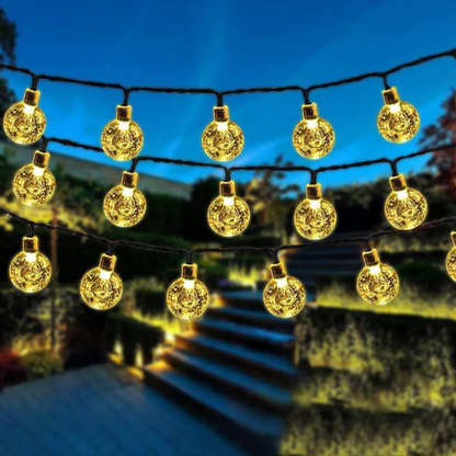 Zonne-energie Fonkelende Tuinverlichting 10 Meter LED Snoer Waterdicht IP65 Buitenverlichting Sfeerlampen voor Tuin Terras en Balkon