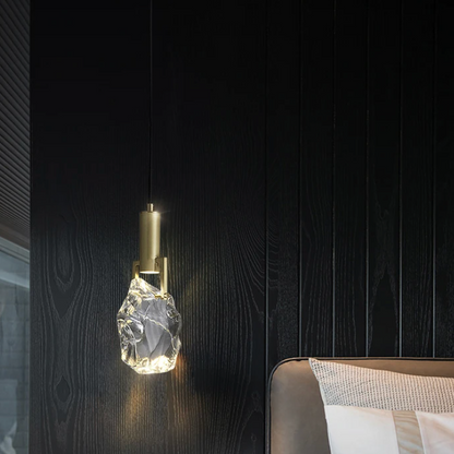 Kristallen Hanglamp met Verstelbare Kabel en LED-Verlichting voor Woonkamer en Eetkamer