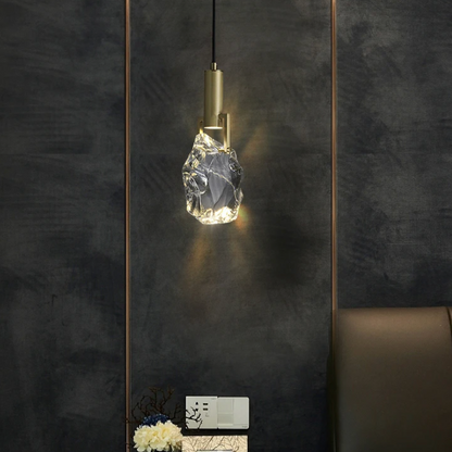 Kristallen Hanglamp met Verstelbare Kabel en LED-Verlichting voor Woonkamer en Eetkamer