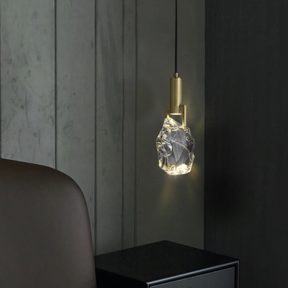Kristallen Hanglamp met Verstelbare Kabel en LED-Verlichting voor Woonkamer en Eetkamer
