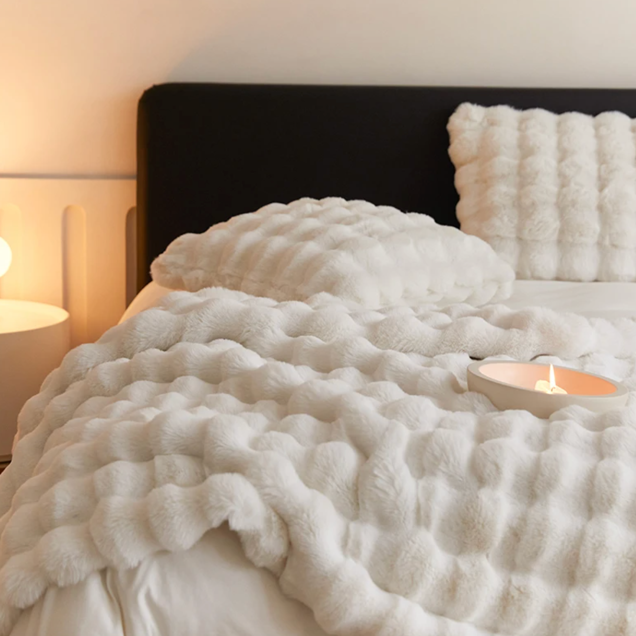 Zachte Imitatiebont Plaid - Pluizige Warme Deken voor Bank en Bed - 160x200 cm
