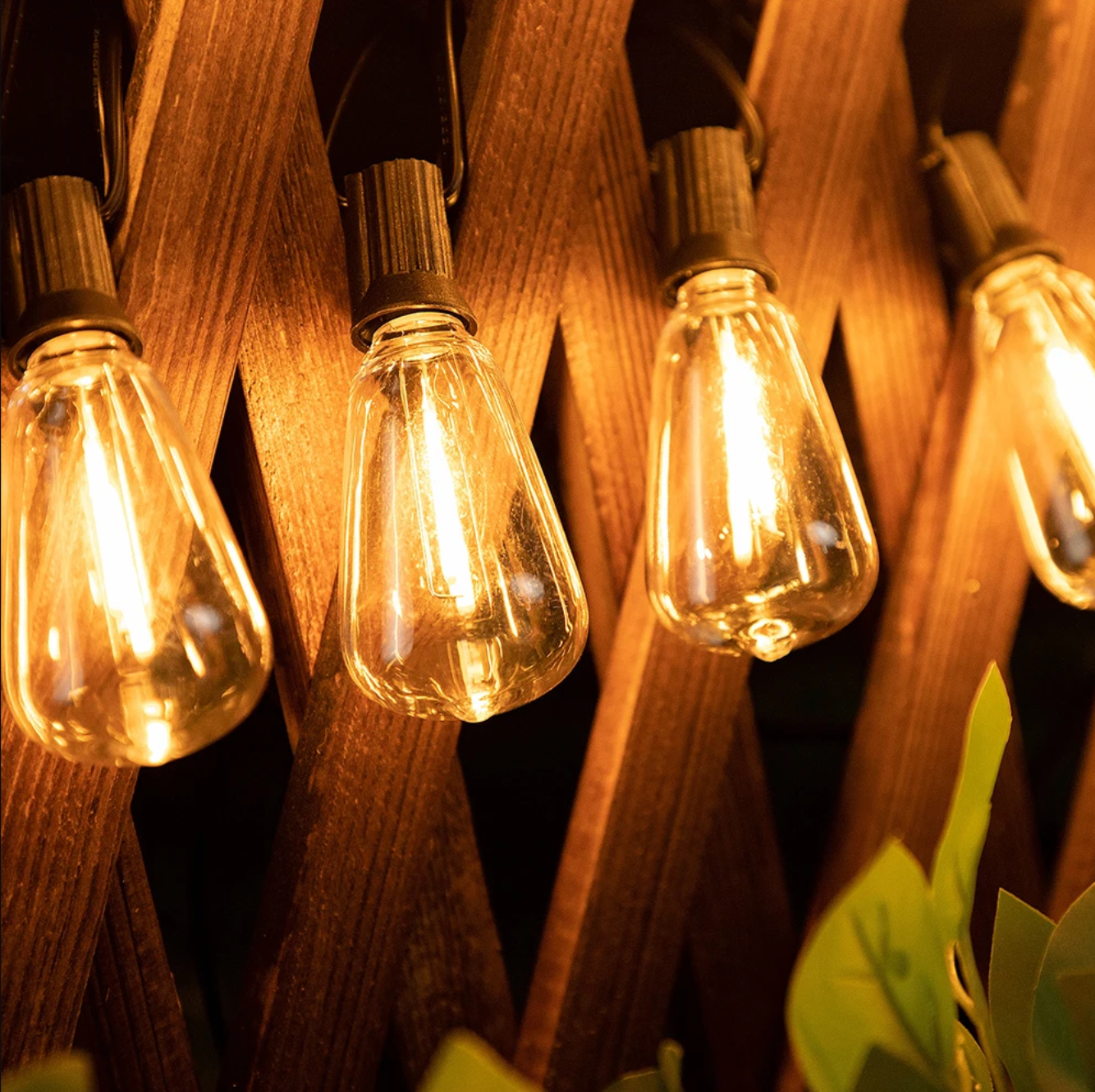 Sfeerlichtslinger voor Buiten Weerbestendig Snoer met Onbreekbare Gloeilampen Tuinverlichting Terrasverlichting IP44 Waterdicht 10 Meter Warm Wit Feestverlichting Sfeerverlichting