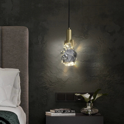 Kristallen Hanglamp met Verstelbare Kabel en LED-Verlichting voor Woonkamer en Eetkamer