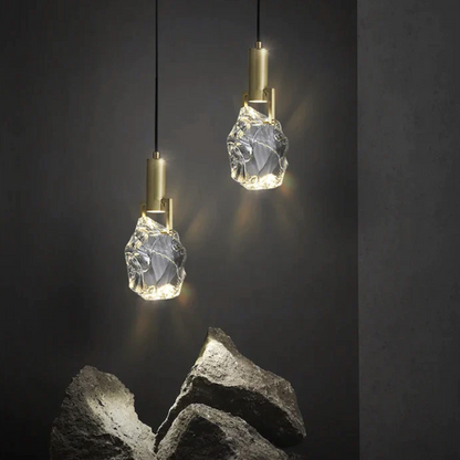 Kristallen Hanglamp met Verstelbare Kabel en LED-Verlichting voor Woonkamer en Eetkamer