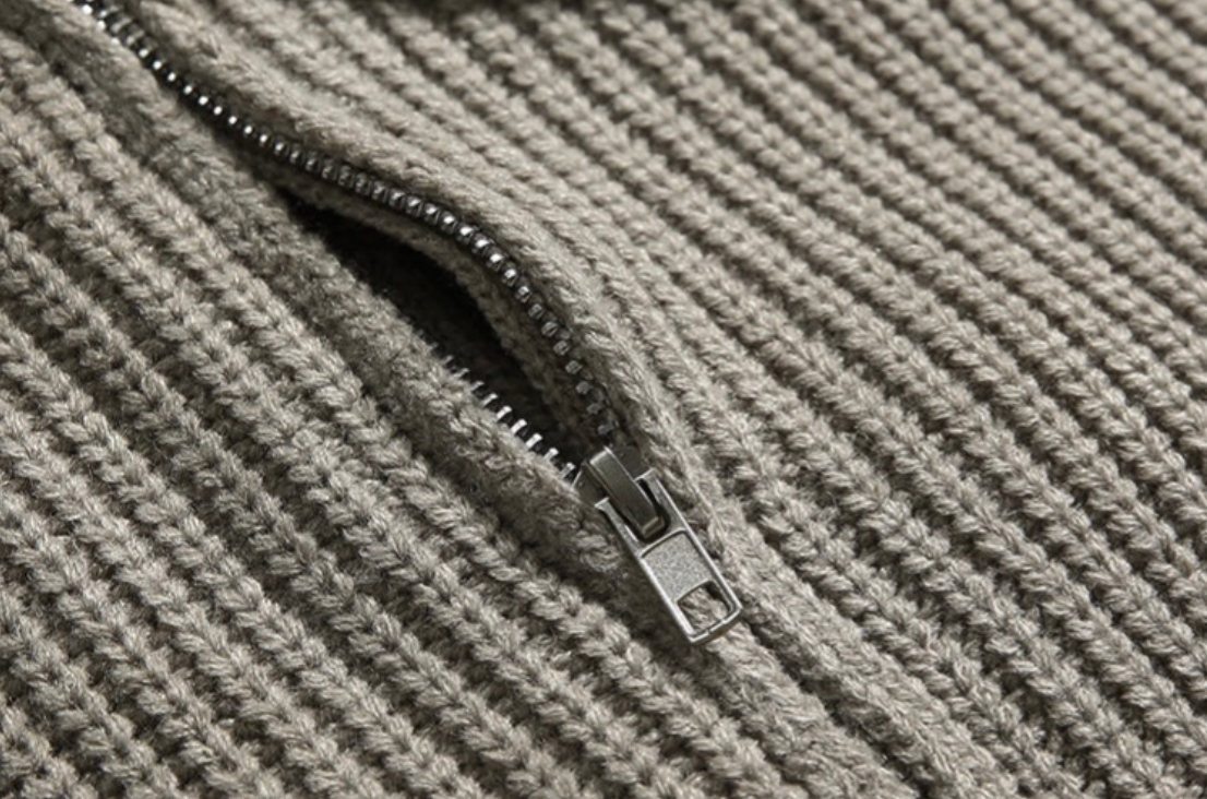 Heren Trui Kwart Rits – Comfortabel en Klassiek Design