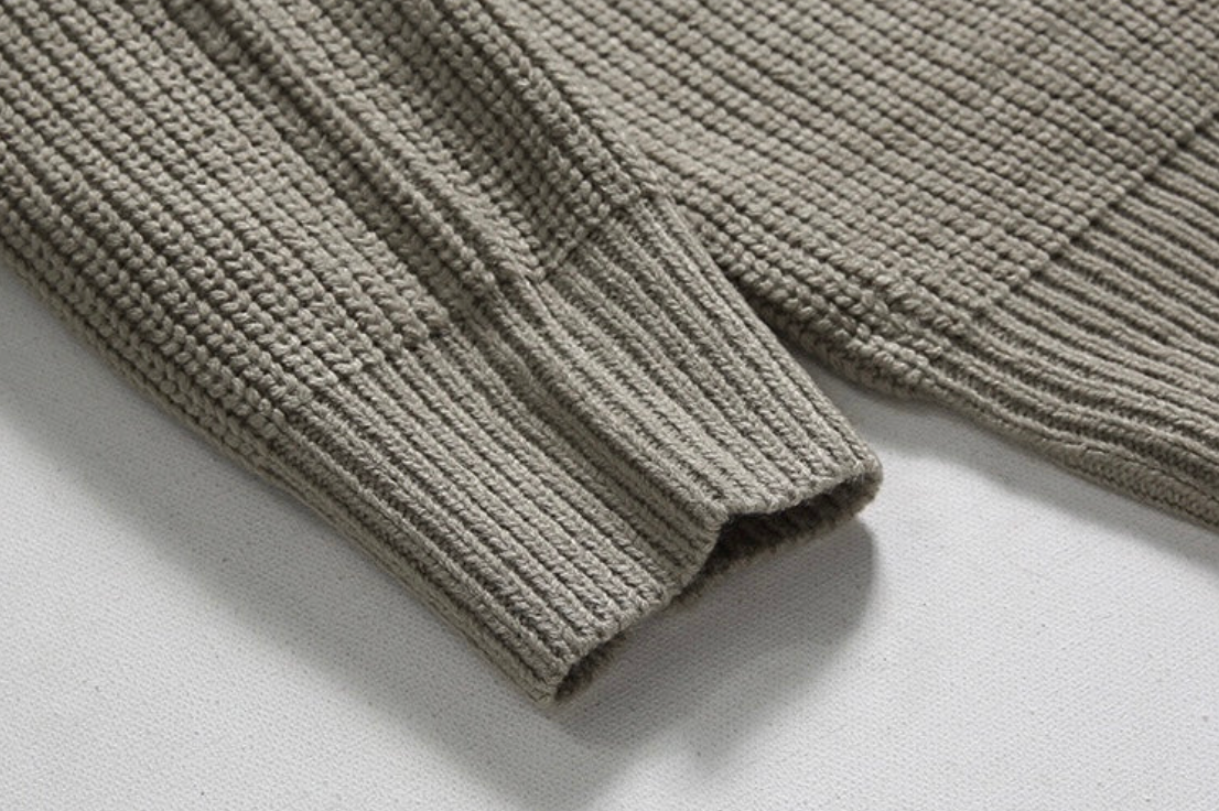Heren Trui Kwart Rits – Comfortabel en Klassiek Design