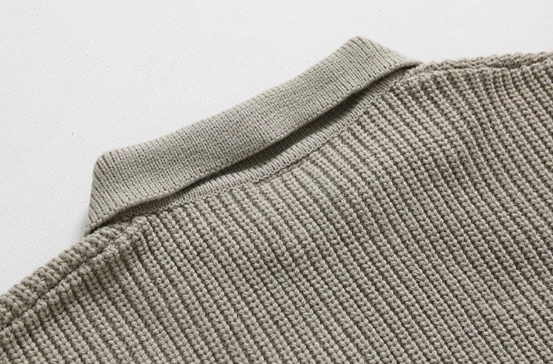 Heren Trui Kwart Rits – Comfortabel en Klassiek Design