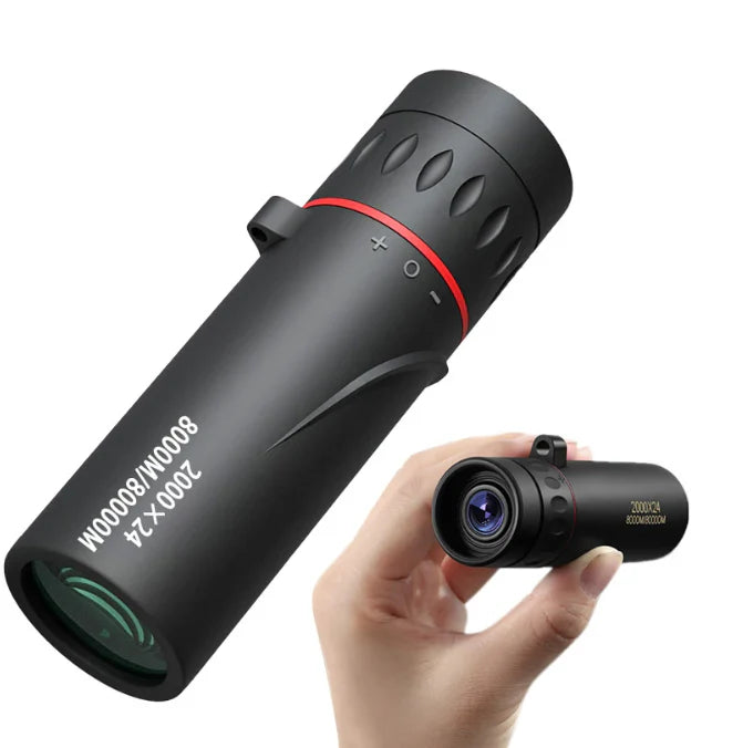 Compact Monoculair Telescoop 50x Vergroting Ultralicht 66g Wandelen Vogels Kijken Outdoor Avontuur Telescoop