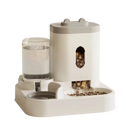 Katten Voerbak Waterfontein 2-in-1 Automatische Feeder 2300ml 1L