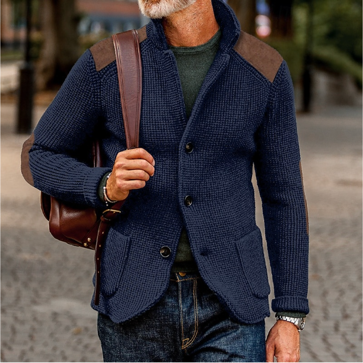 Heren Trui Warme Cardigan voor Herfst en Winter - StudioMarella