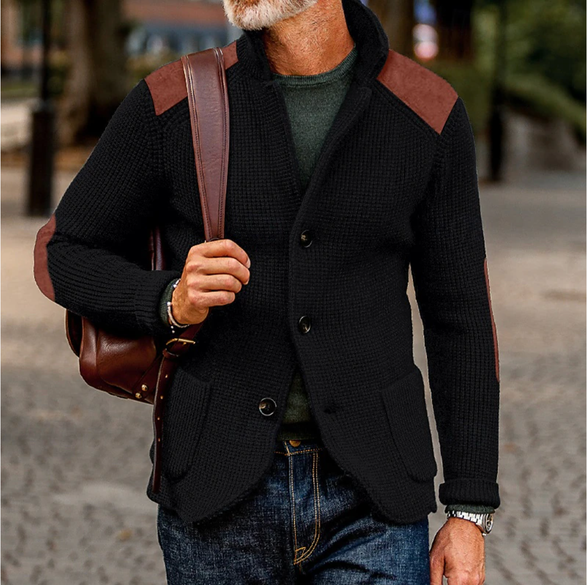 Heren Trui Warme Cardigan voor Herfst en Winter
