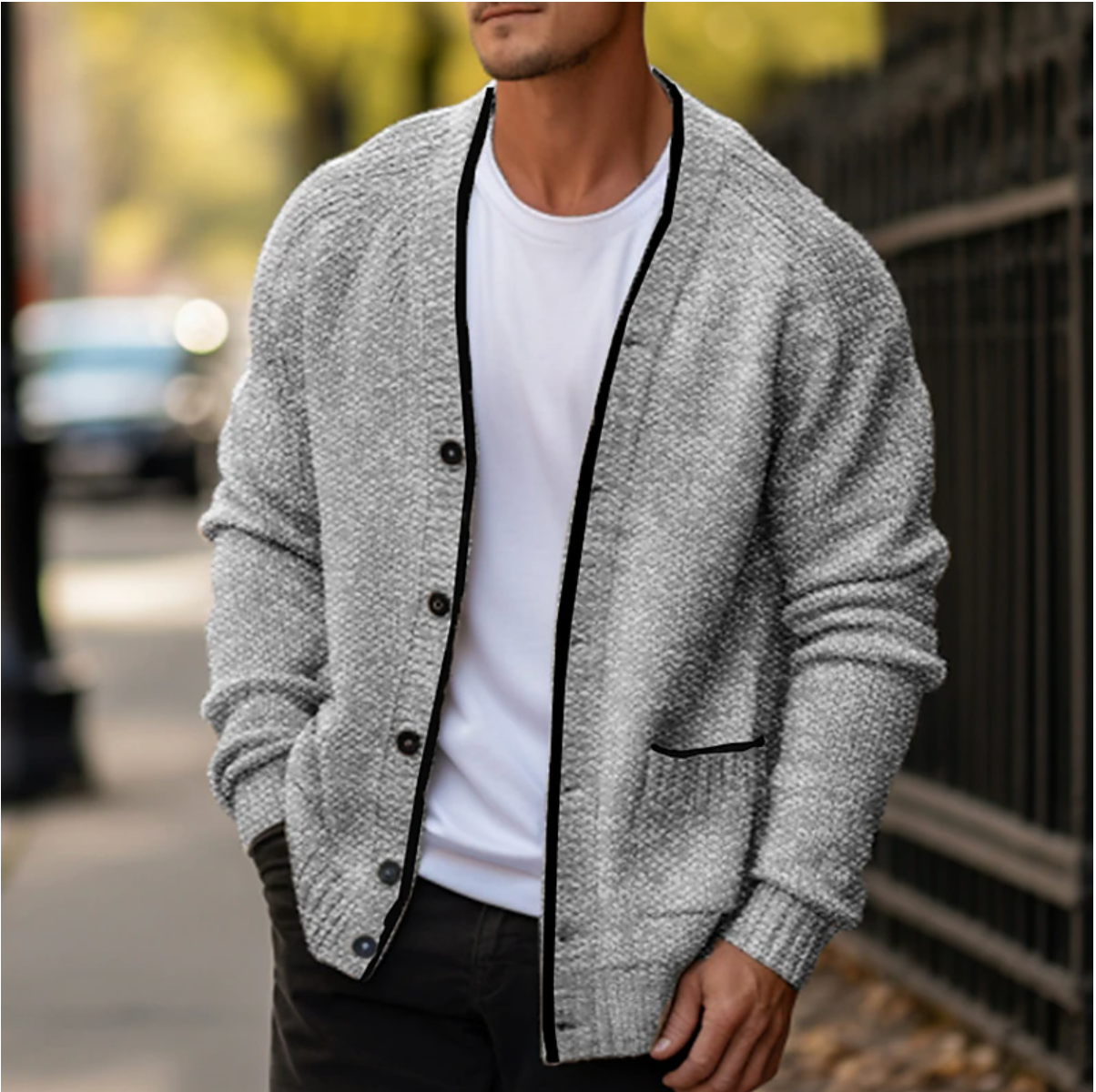 Heren Gebreide Vesten Warme Wintercardigan - StudioMarella