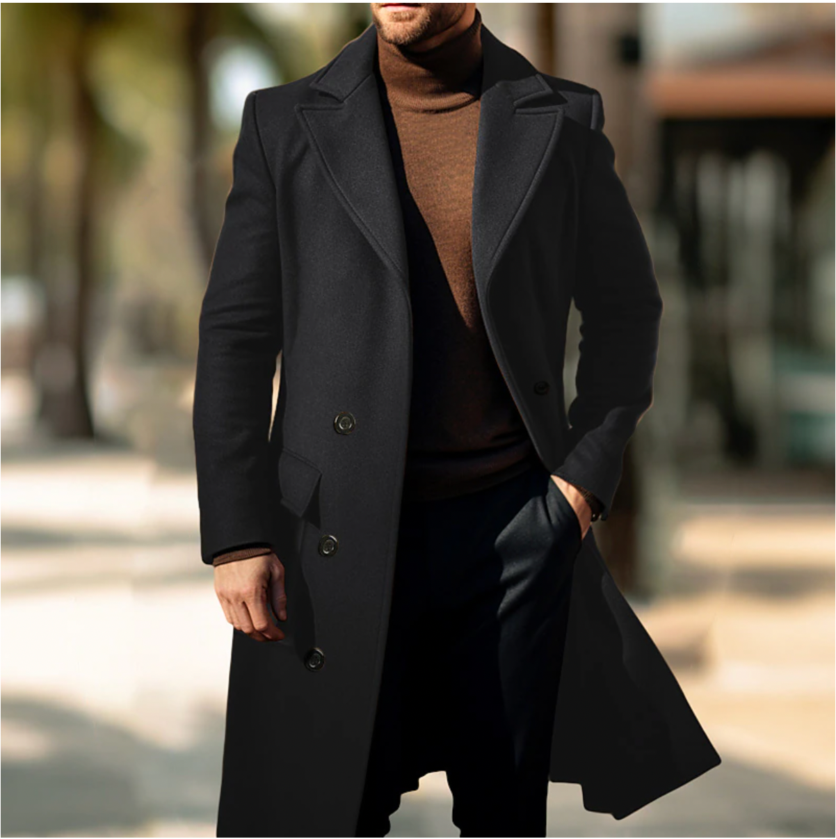 Heren Winterjas Warm en Waterdicht Modern Design